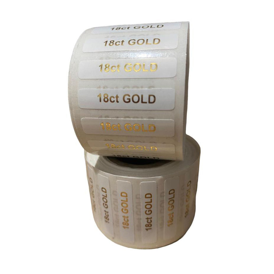 18 ct Gold Labels - BOX FOR BRITAIN