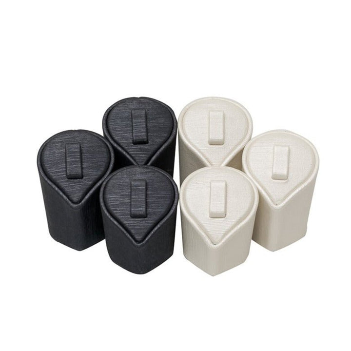 3 Tier Heart Shape Leatherette Ring Display Stand - BOX FOR BRITAIN