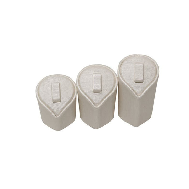 3 Tier Heart Shape Leatherette Ring Display Stand - BOX FOR BRITAIN