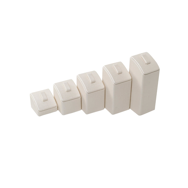 5 Tier Ring Stand Black Leatherette - BOX FOR BRITAIN