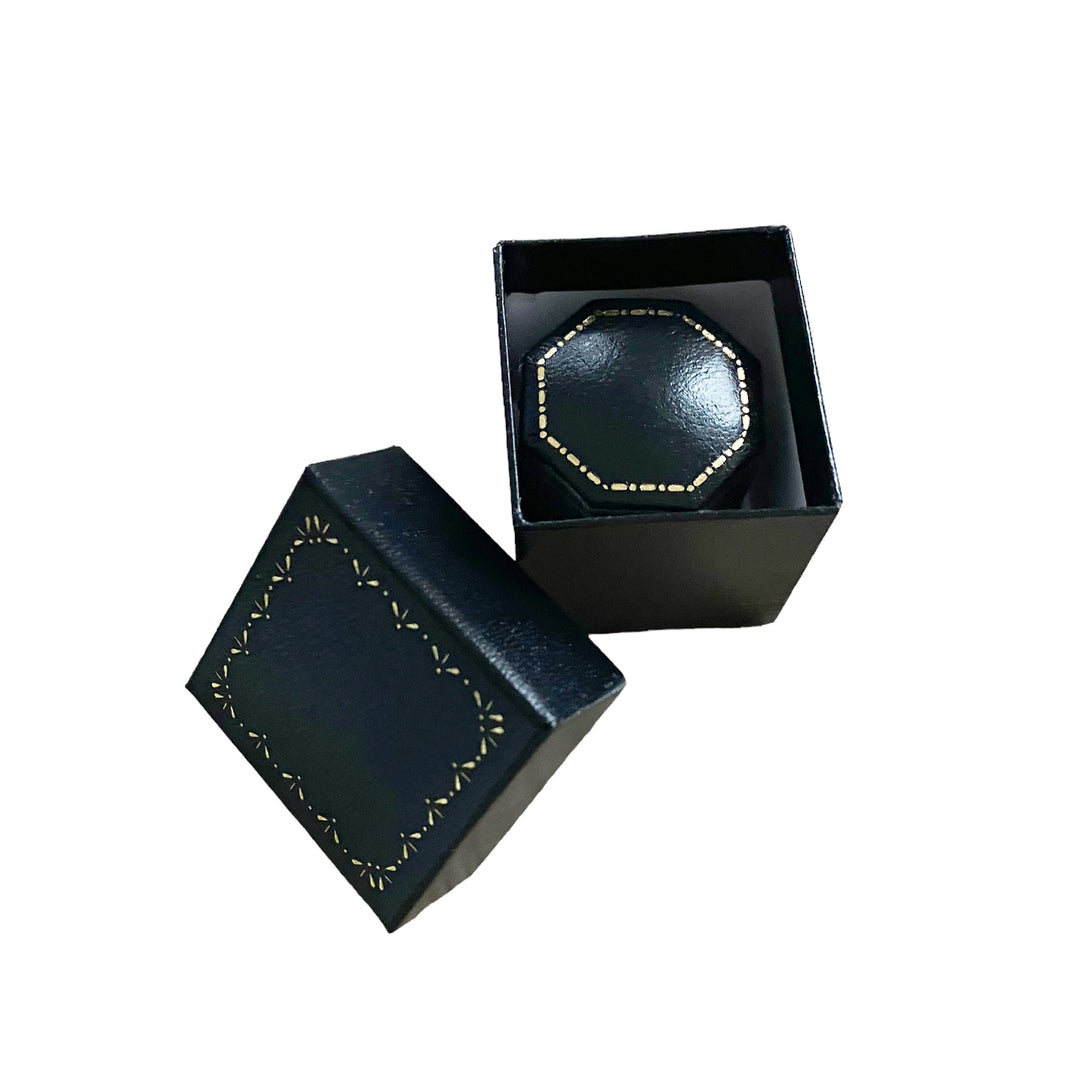 Antique Style Hexagon Ring Box - BOX FOR BRITAIN