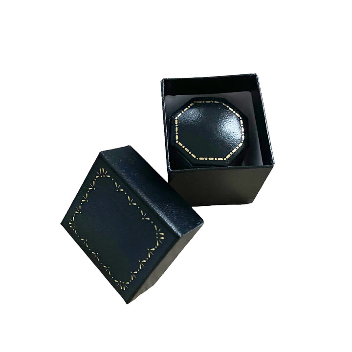 Antique Style Hexagon Ring Box - BOX FOR BRITAIN