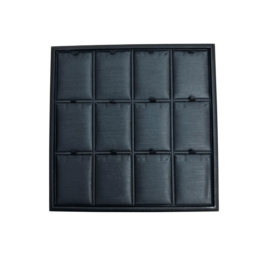 Necklace Earring Display Tray Black