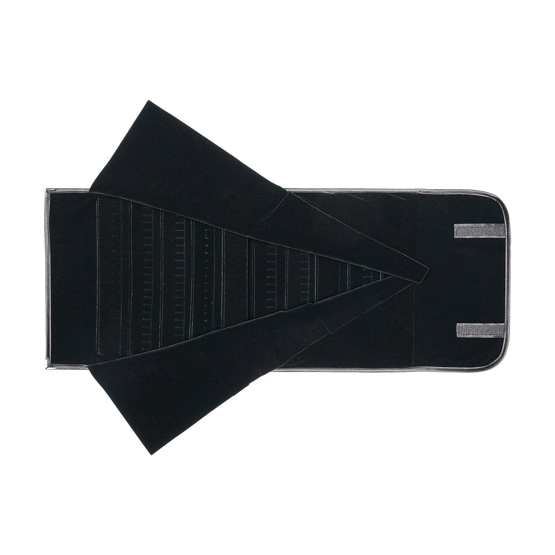 Earring Storage Roll 100 Pairs Black - BOX FOR BRITAIN