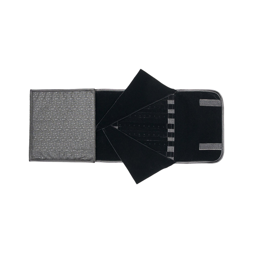 Earring Storage Roll 120 Pairs Removable Strips. Black - BOX FOR BRITAIN