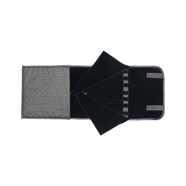 Earring Storage Roll 120 Pairs Removable Strips. Black - BOX FOR BRITAIN