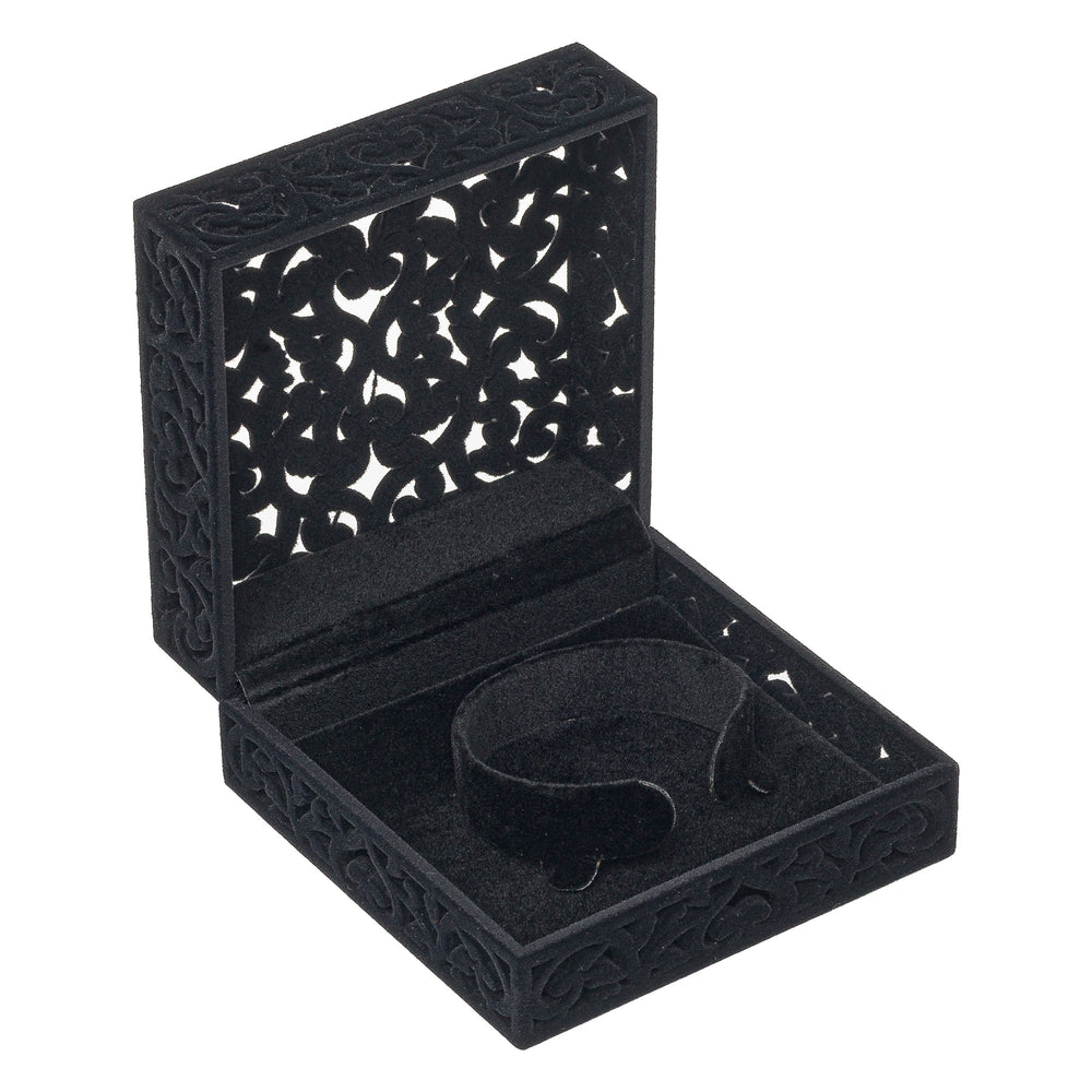 Filigree C - Clip Bangle Box Black - BOX FOR BRITAIN