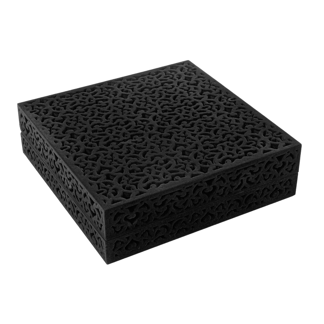 Filigree Large Set Box Black - BOX FOR BRITAIN