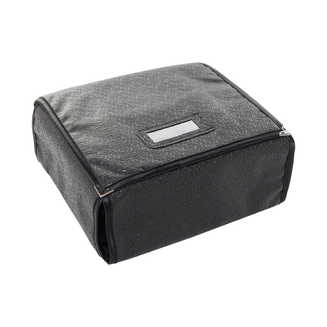 Large Necklace Set Storage Roll Black - BOX FOR BRITAIN