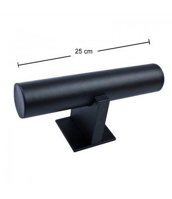 Leatherette Bracelet Bangle Stand Single Tier Black - BOX FOR BRITAIN