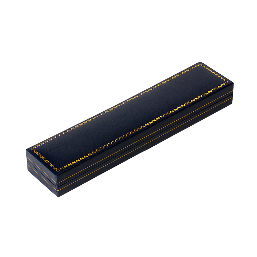 Leatherette Bracelet Box Blue - BOX FOR BRITAIN