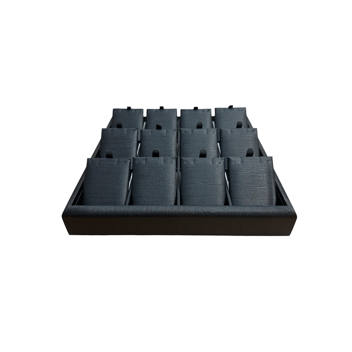 Necklace Earring Display Tray Black