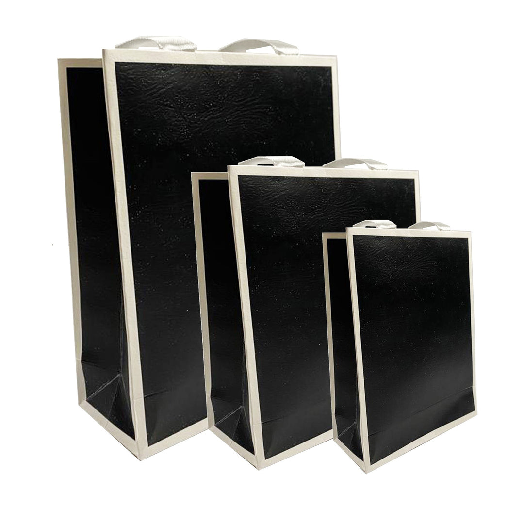 Matt Laminated Ribbon Handle Paper Bags - BOX FOR BRITAIN