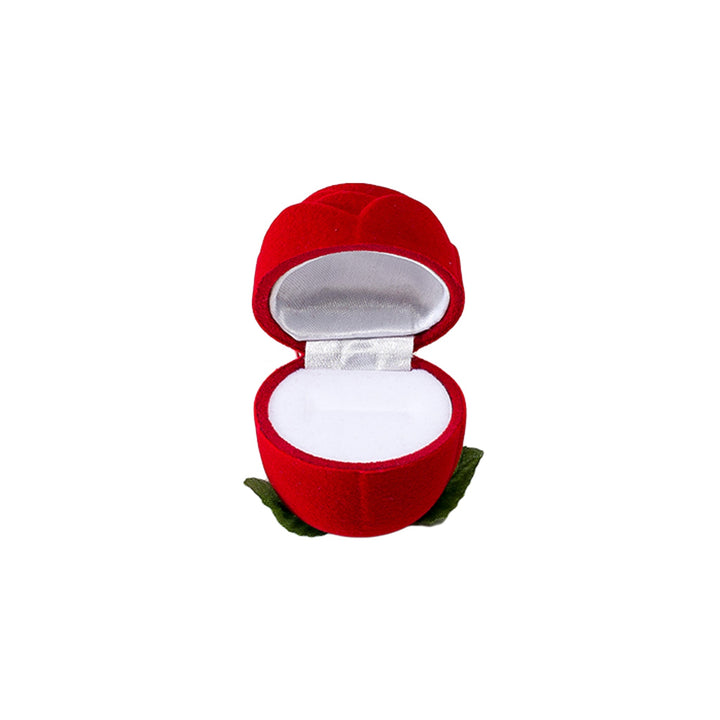 Red Velvet Rose Ring Box - BOX FOR BRITAIN