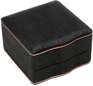 Rose Gold Trim Bangle Box Black - BOX FOR BRITAIN